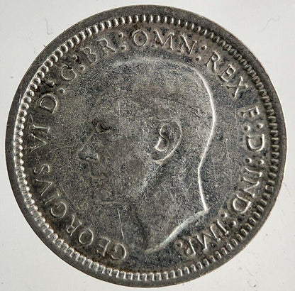 1948 Australia Threepence Silver Coin | Fine Collectable Grade