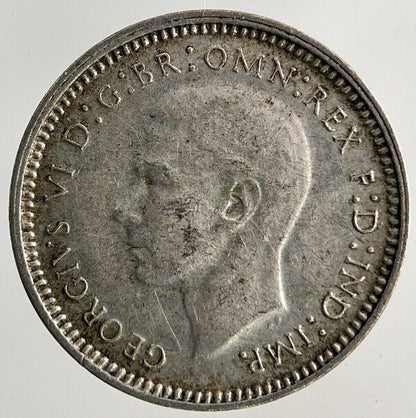 1948 Australia Threepence Silver Coin | Fine Collectable Grade