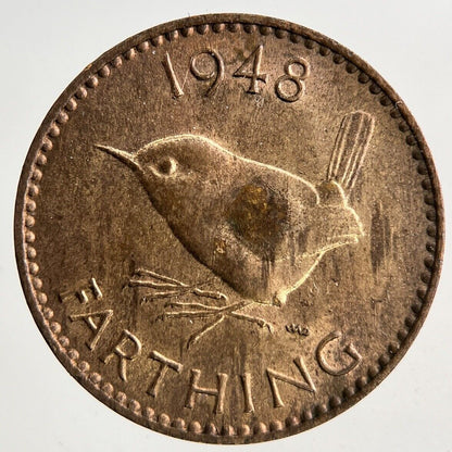 1948 George VI Farthing Coin | Fine Collectable Grade