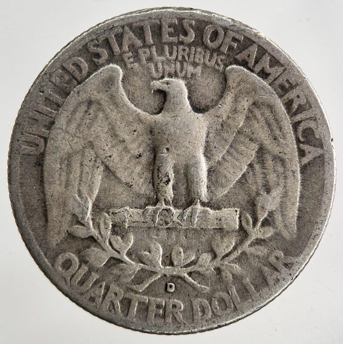 1947-D US USA Quarter Dollar Silver Coin | Fine Collectable Grade
