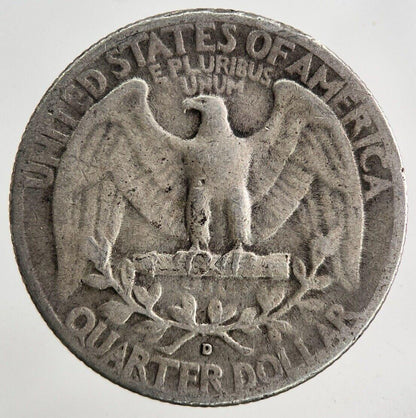 1947-D US USA Quarter Dollar Silver Coin | Fine Collectable Grade