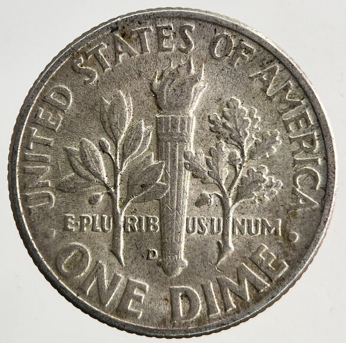 1947-D US USA Roosevelt Dime Silver Coin | Very High Grade