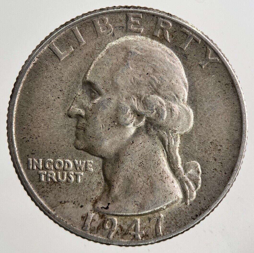 1947 US USA Quarter Dollar Silver Coin | Very High Grade