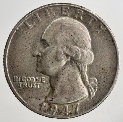 1947 US USA Quarter Dollar Silver Coin | Very High Grade