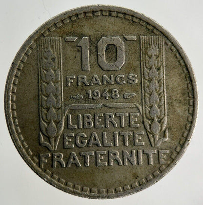 1948 France 10 Franc Coin | Fine Collectable Grade