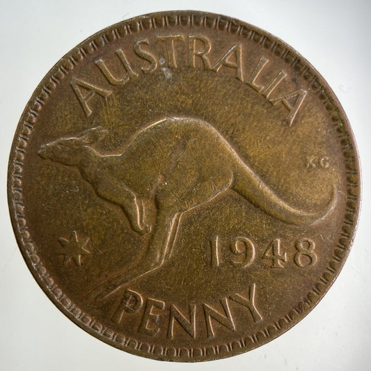1948 Australia One Penny Coin | Fine Collectable Grade