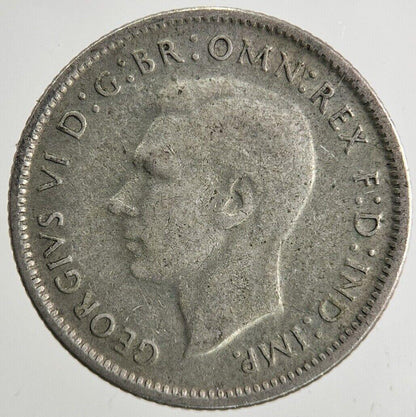 1948 Australia Silver Sixpence Coin | Collectable Grade