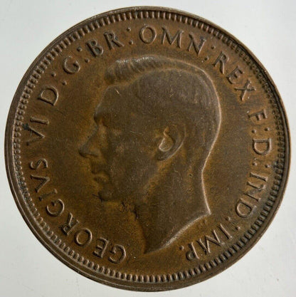 1948 Australia Half-Penny Coin | Fine Collectable Grade