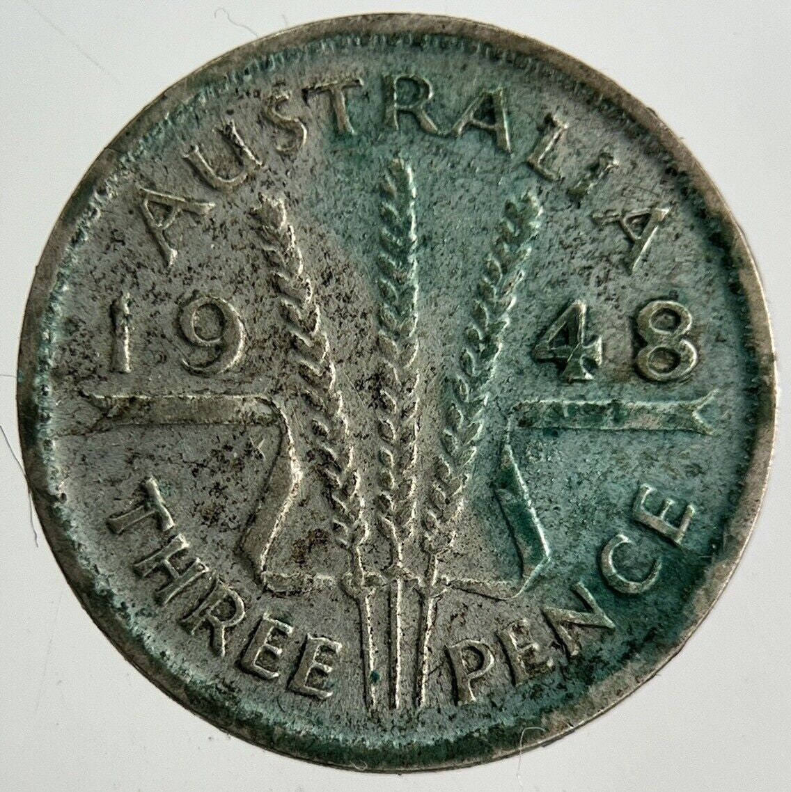 1948 Australia Threepence Silver Coin | Fine Collectable Grade