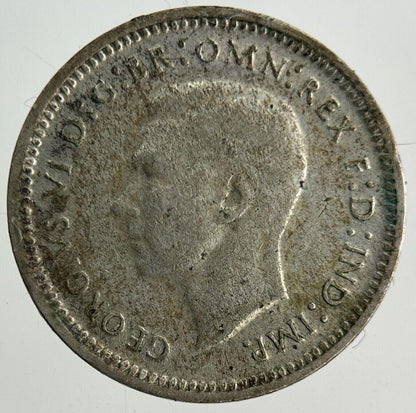 1948 Australia Threepence Silver Coin | Fine Collectable Grade