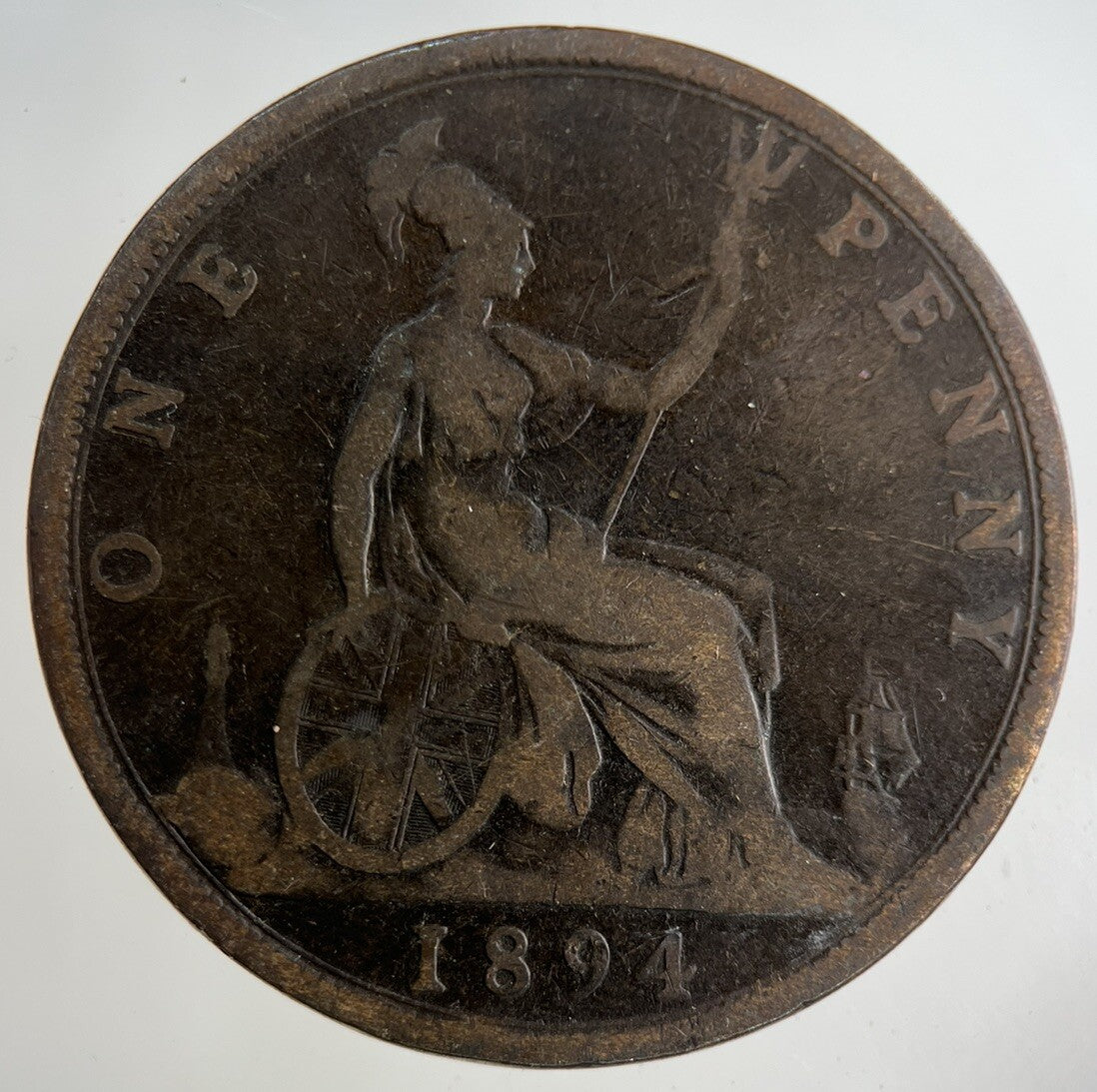 1894 Victoria One Penny Coin | Collectable Grade