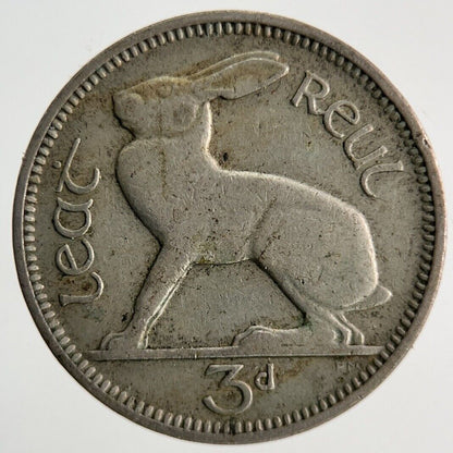 1948 Irish Threepence Rabbit Coin | Fine Collectable Grade