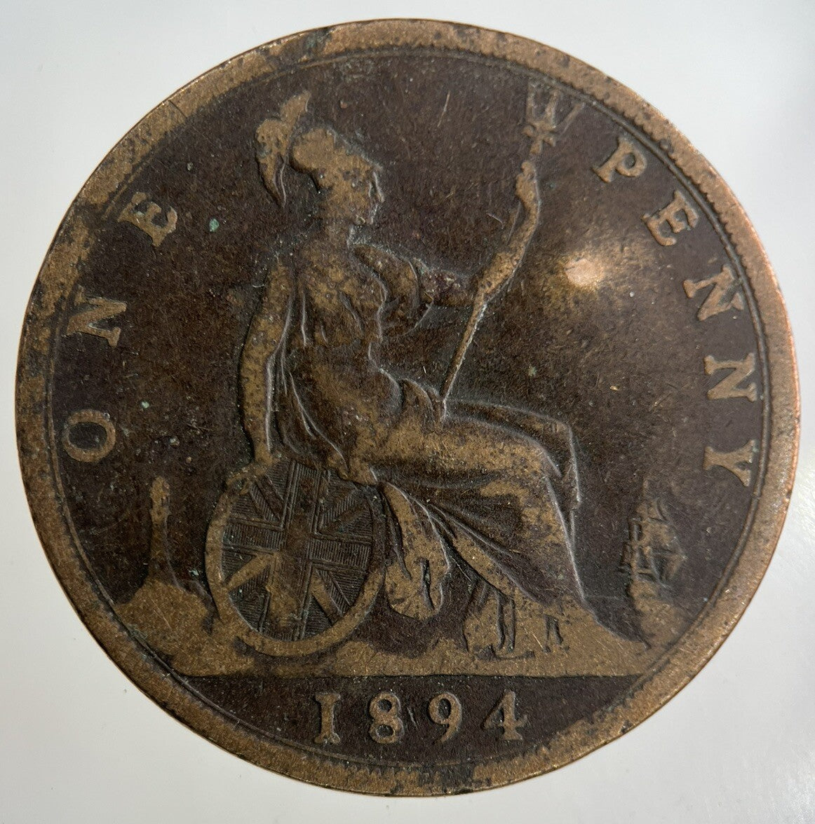 1894 Victoria One Penny Coin | Collectable Grade