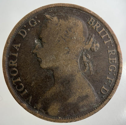 1894 Victoria One Penny Coin | Collectable Grade