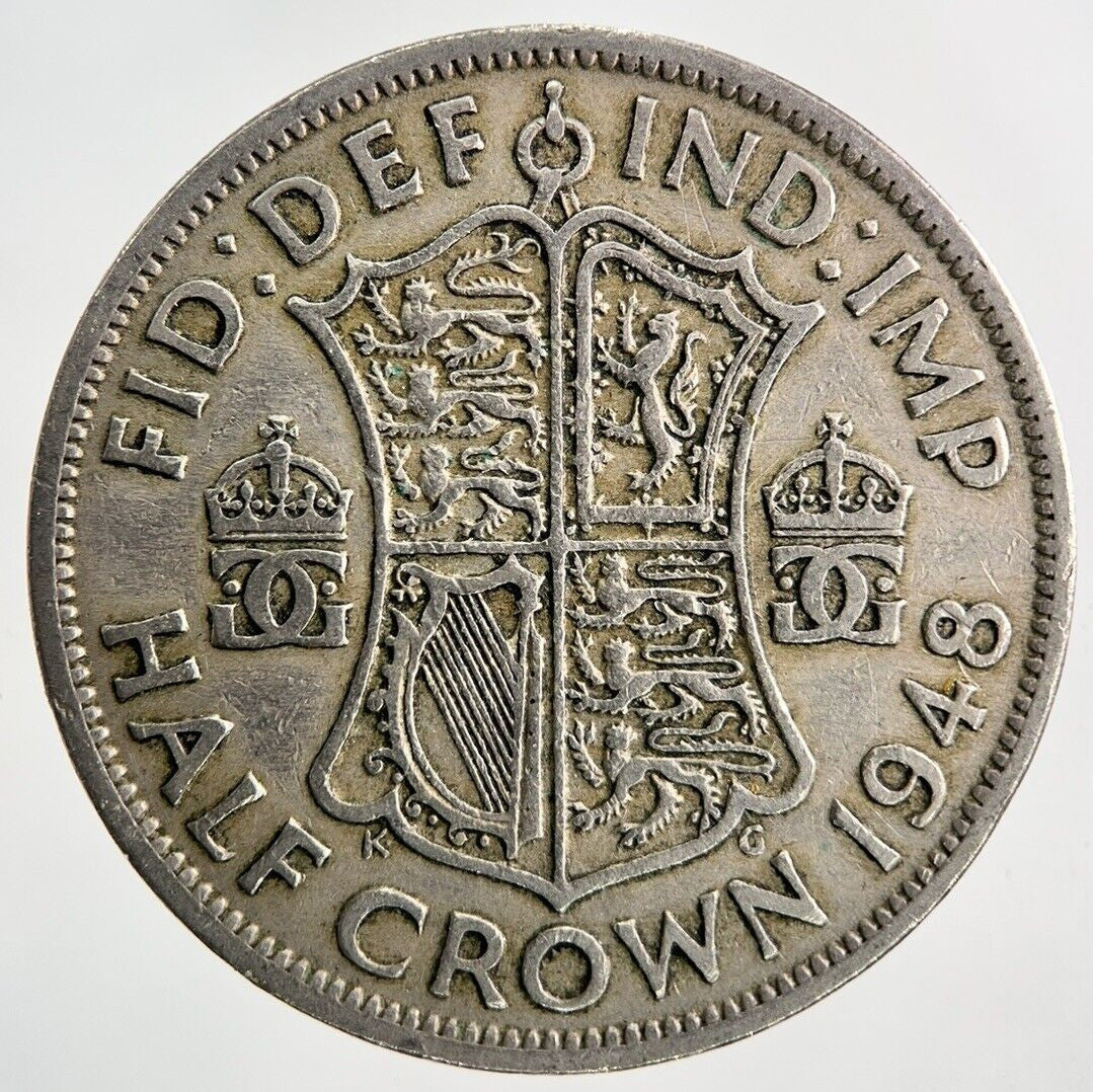 1948 George VI Half-Crown Coin | Fine Collectable Grade