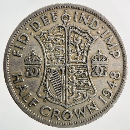 1948 George VI Half-Crown Coin | Fine Collectable Grade