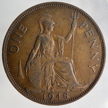 1948 George VI One Penny Coin | Collectable Grade