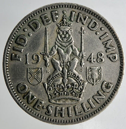 1948 George VI One Shilling Coin | Fine Collectable Grade