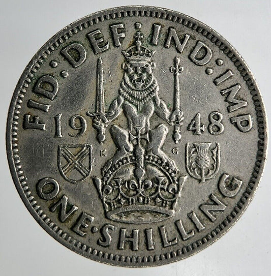 1948 George VI One Shilling Coin | Fine Collectable Grade