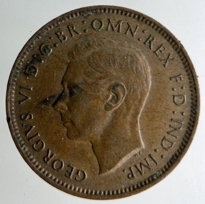 1948 George VI Wren Farthing Coin | Very High Grade