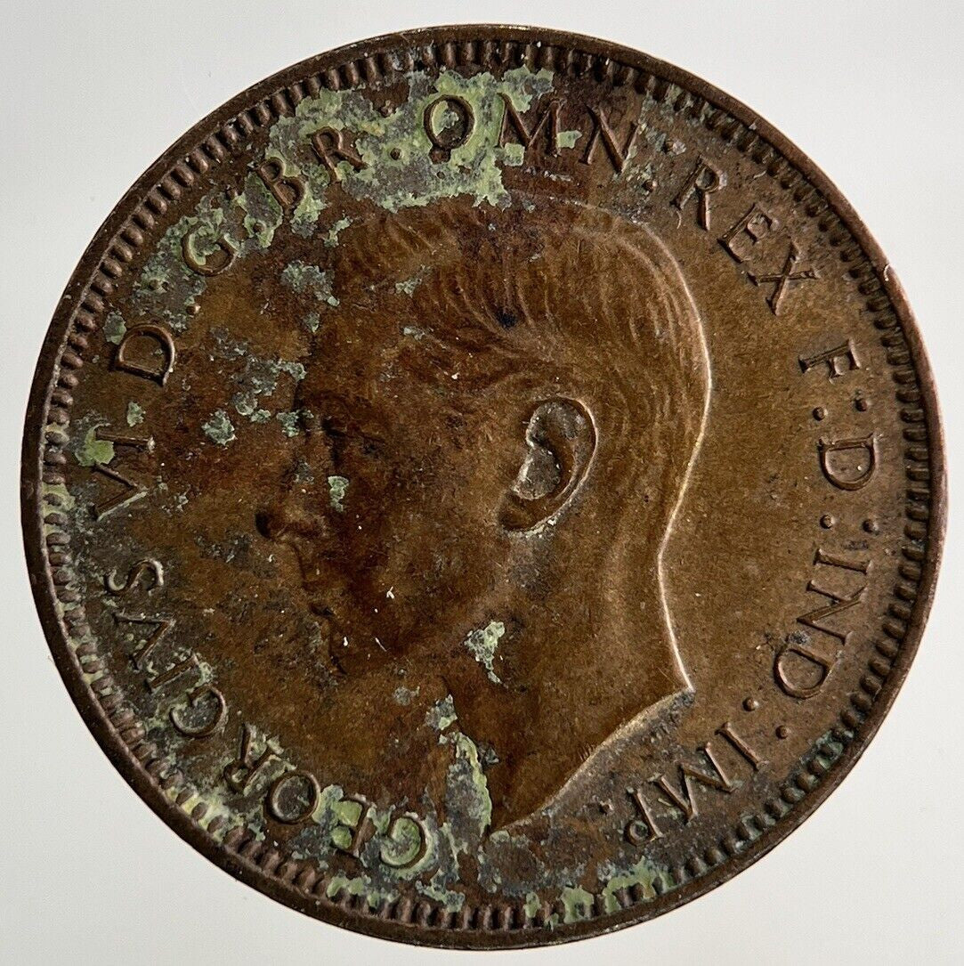 1948 George VI Wren Farthing Coin | Very High Grade