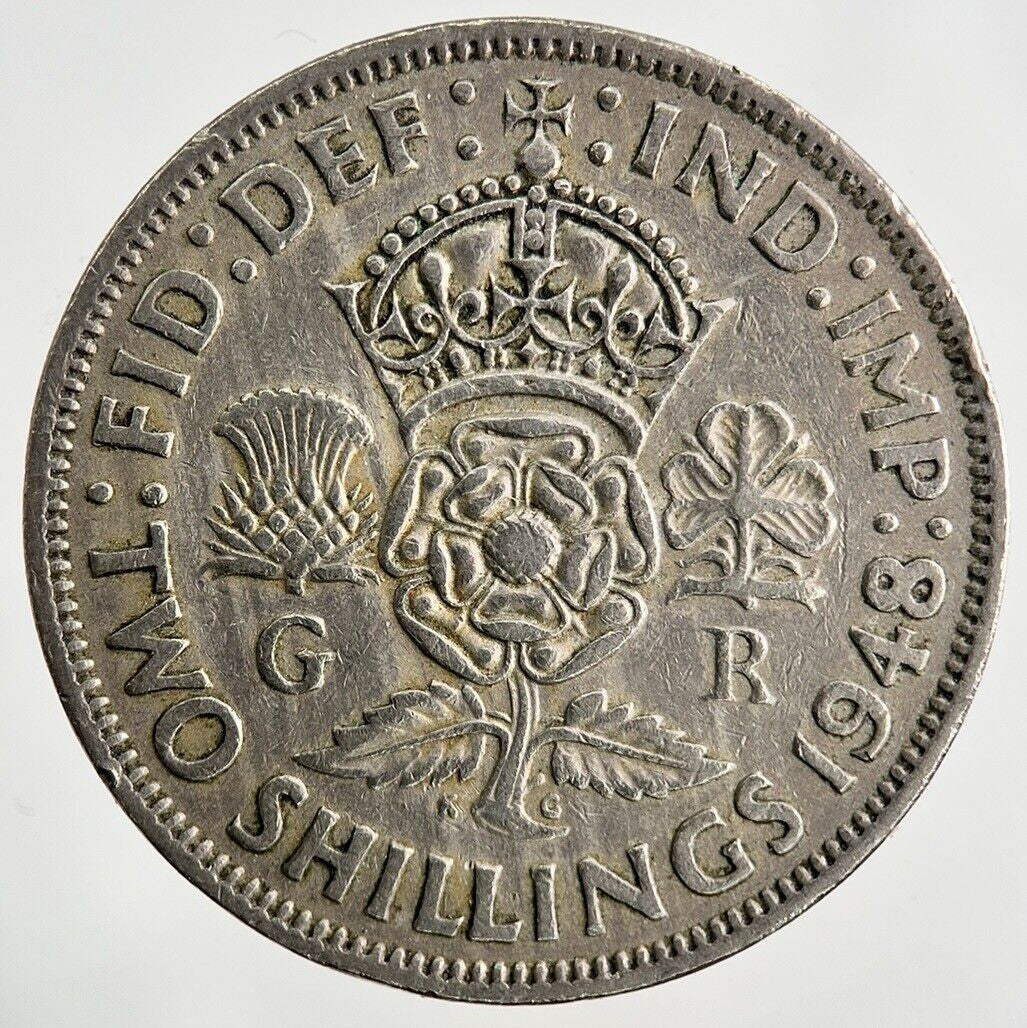 1948 George VI Florin Coin | Fine Collectable Grade