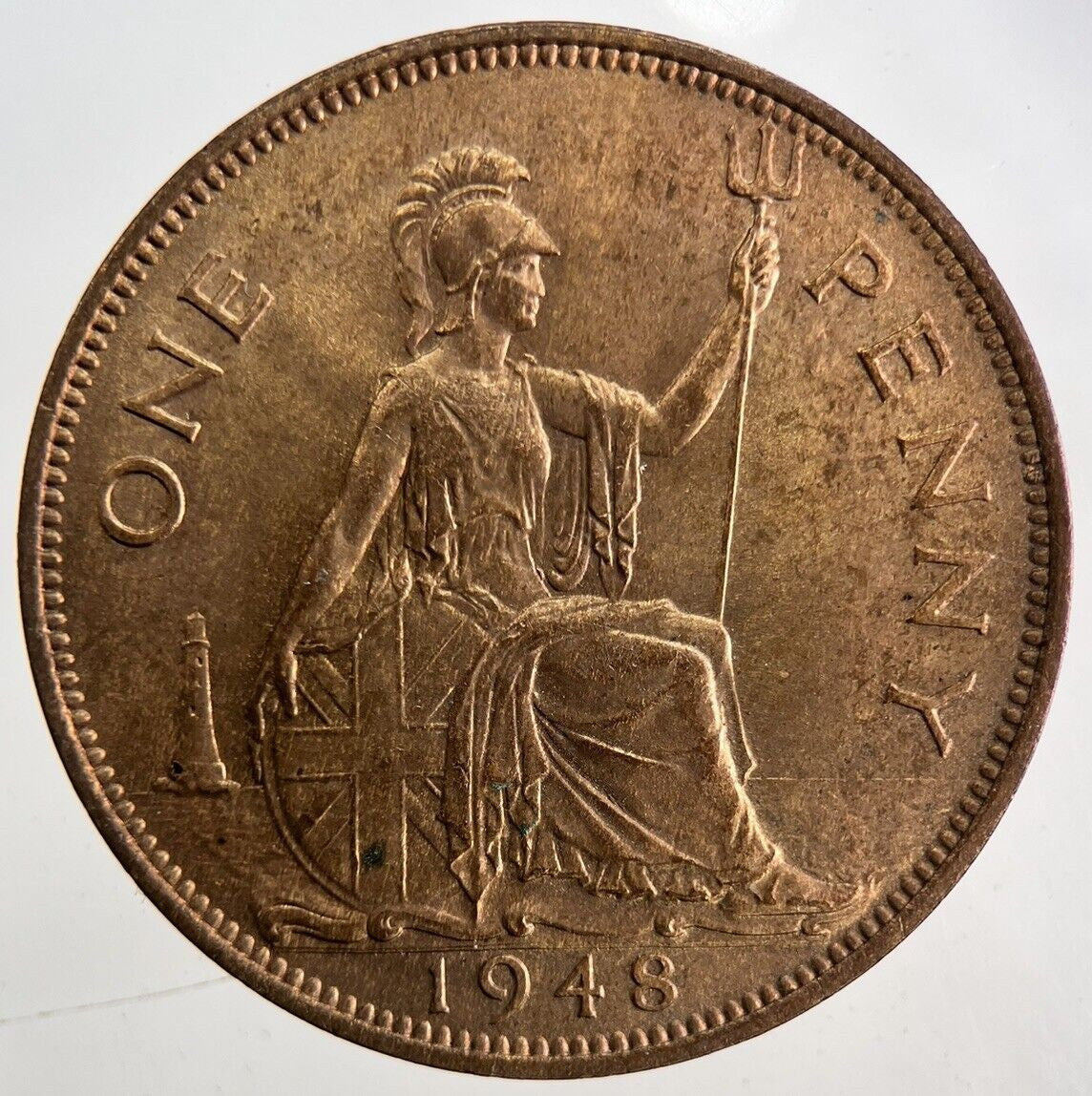 1948 George VI Penny Coin | Very High Grade
