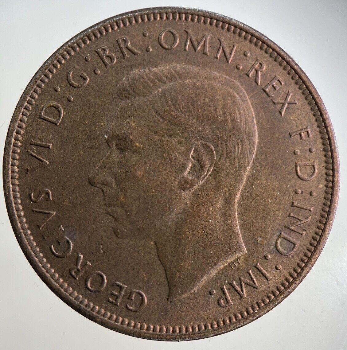 1948 George VI One Penny Coin | Very Fine Grade