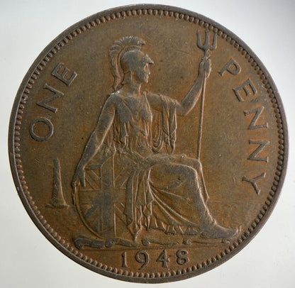 1948 George VI One Penny Coin | Very High Grade