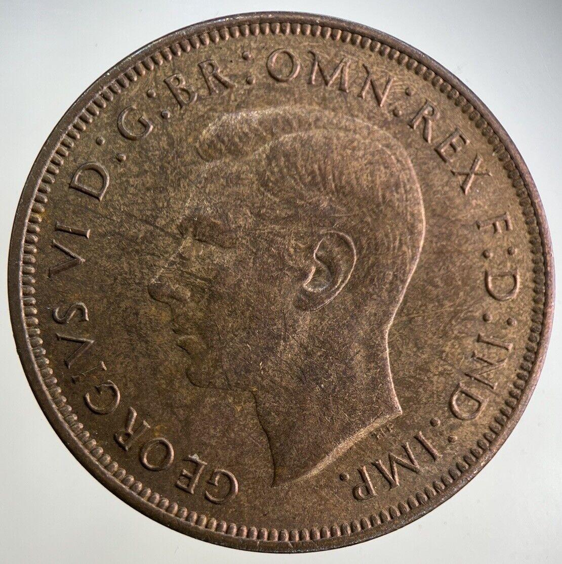 1948 George VI One Penny Coin | Very Fine Grade