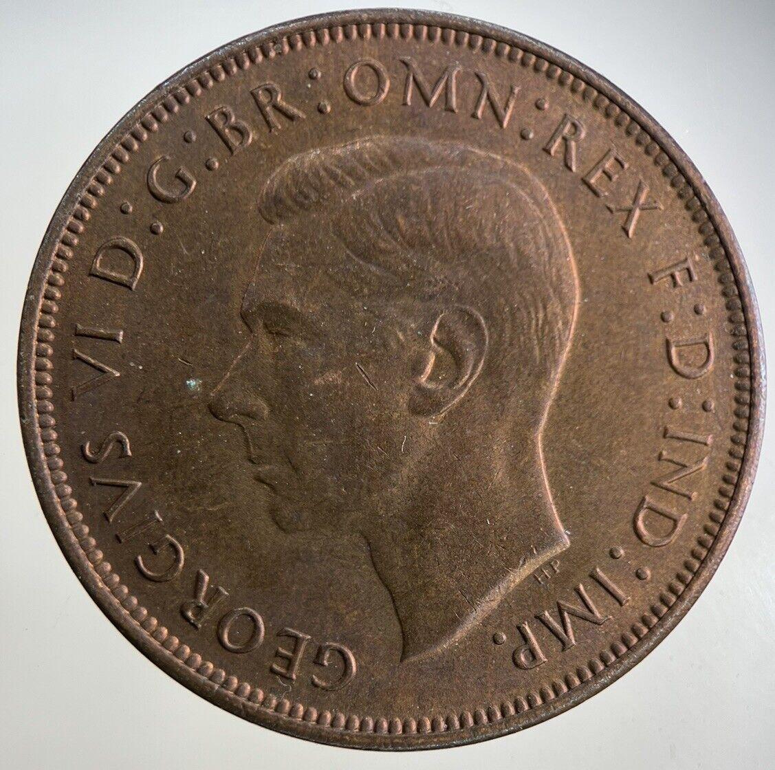 1948 George VI One Penny Coin | Very Fine Grade