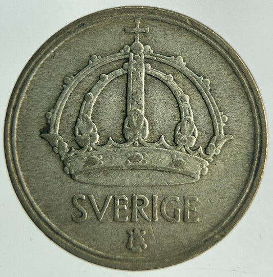 1948 Sweden 10 Ore Silver Coin | Fine Collectable Grade