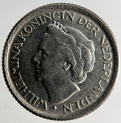 1948 Netherlands 25 Cents Coin | Fine Collectable Grade