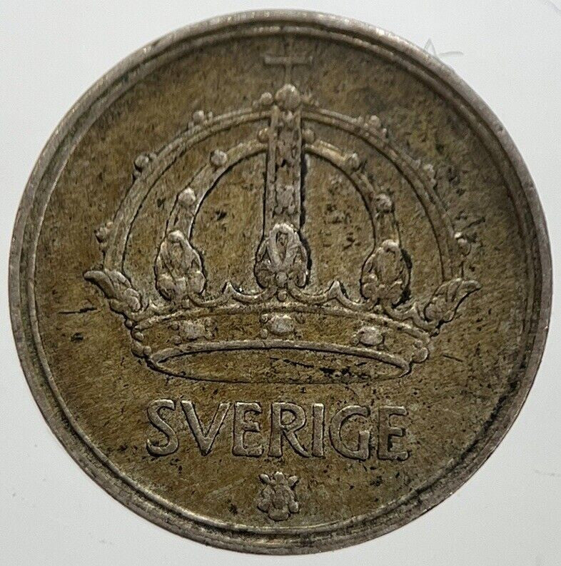 1948 Sweden 10 Ore Silver Coin | Fine Collectable Grade | a7304