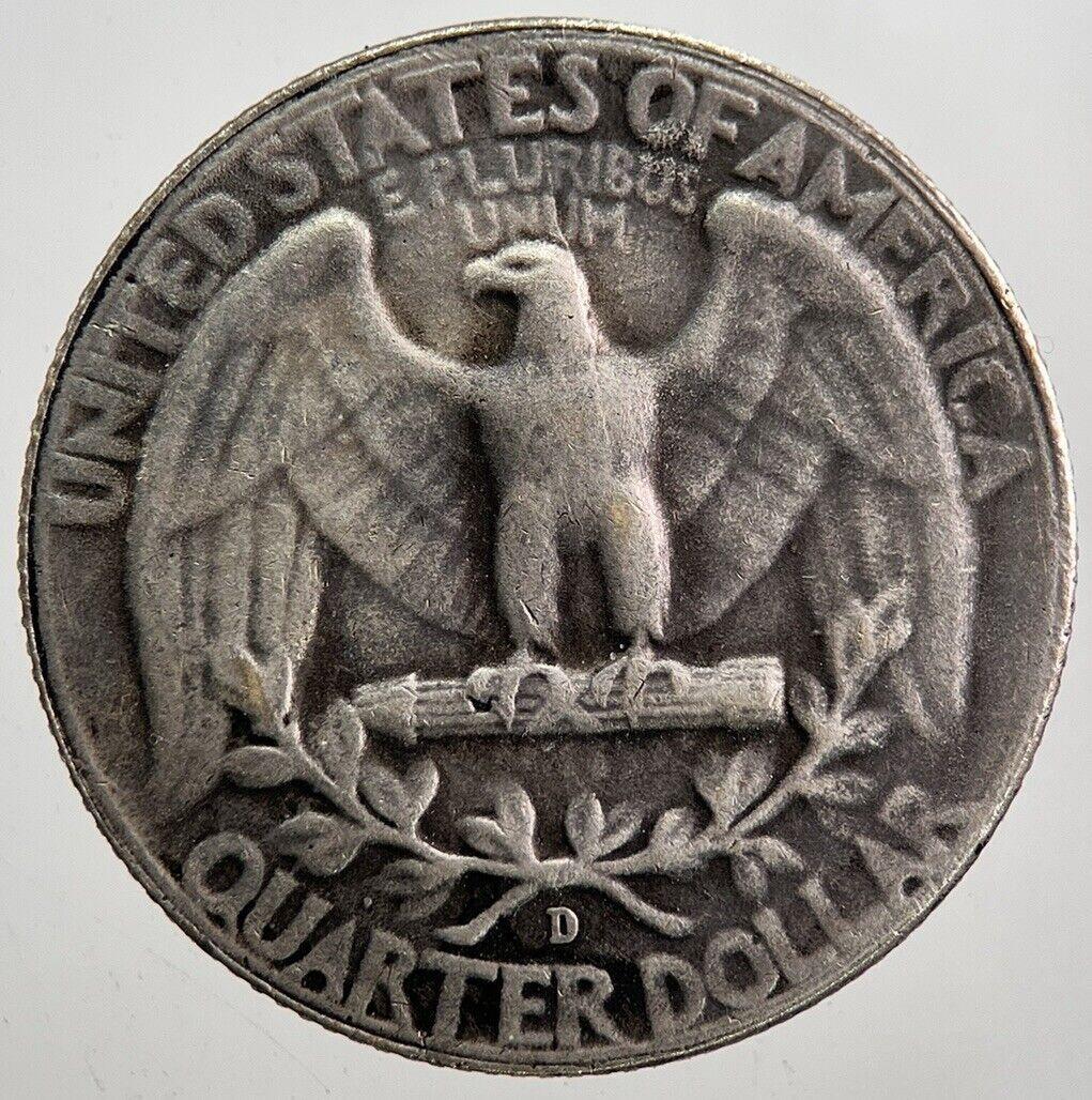 1948-D US USA Quarter Dollar Silver Coin | Fine Collectable Grade | a7954