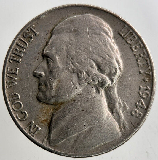 1948 US USA Nickel 5 Cents Coin | Collectable Grade