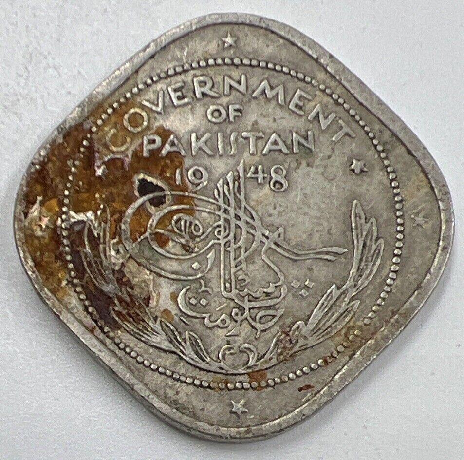 1948 Pakistan 2 Two Annas Coin | Fine Collectable Grade | a1538