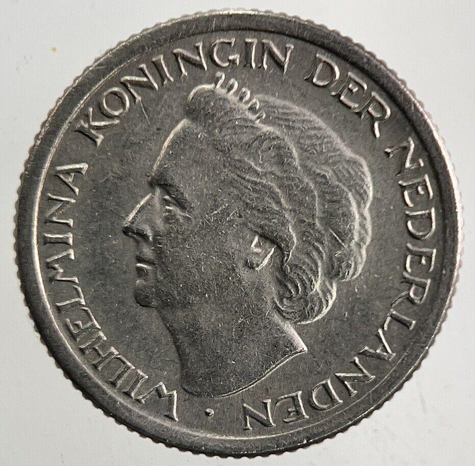 1948 Netherlands 10 Cent Coin | Very High Grade