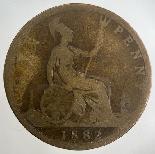 1882 Victoria One Penny Coin | Collectable Grade