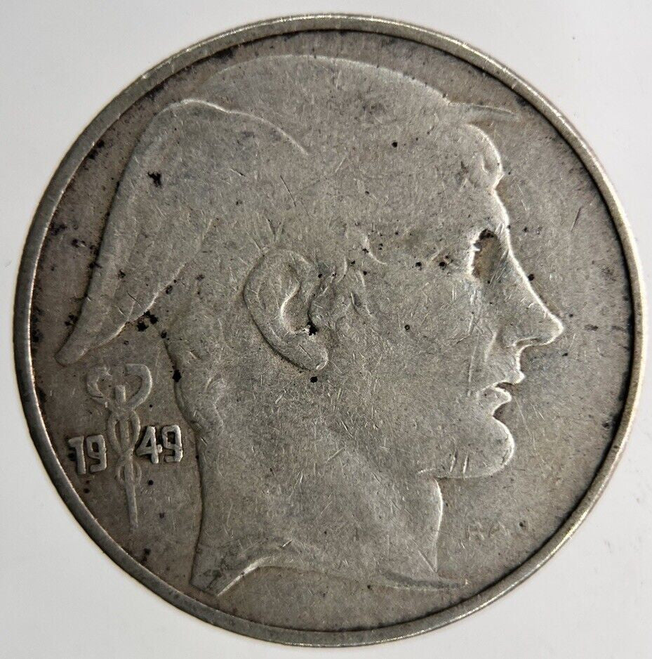 1949 Belgium 20 Francs Silver Coin | Fine Collectable Grade
