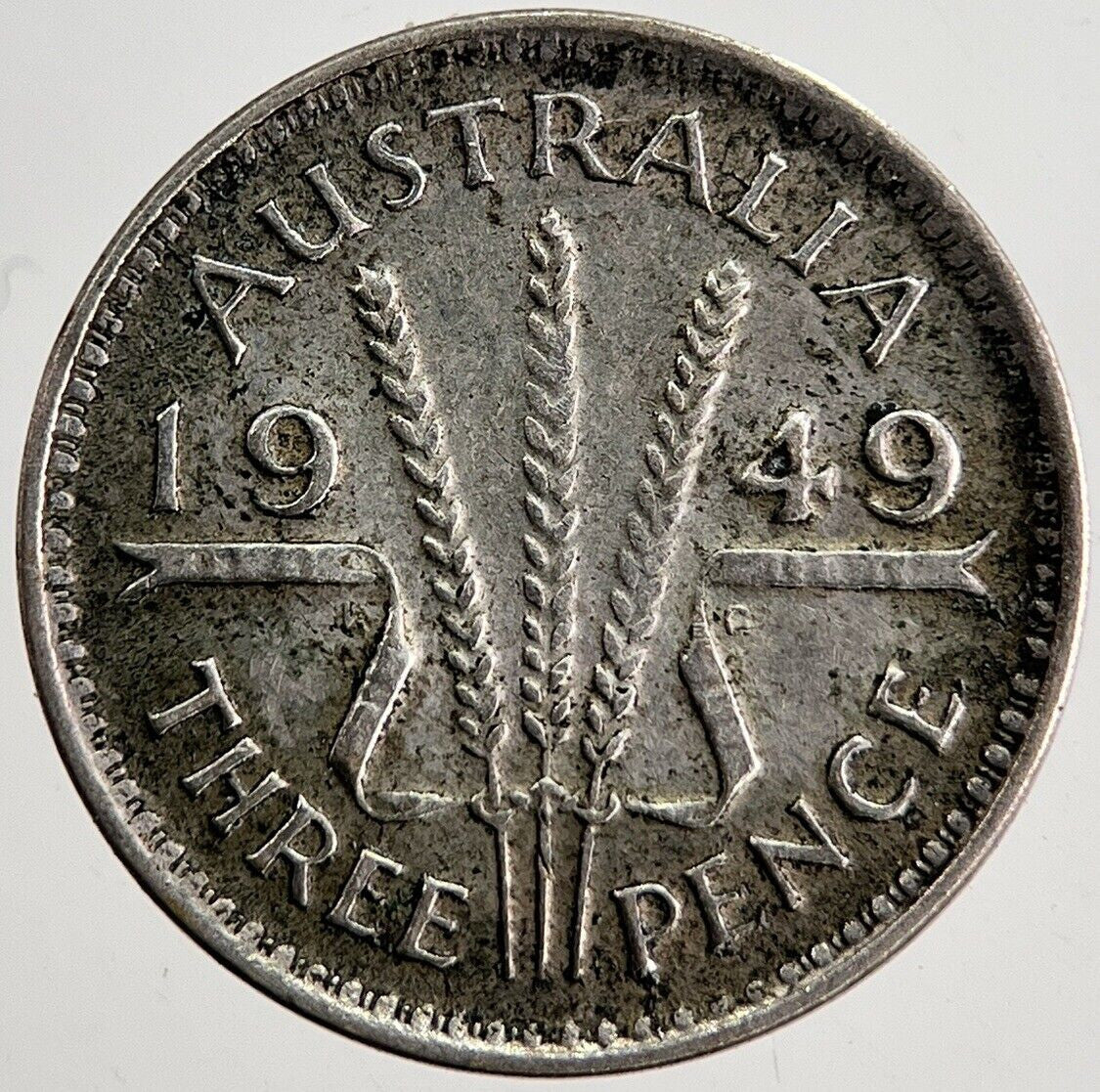 1949 Australia Threepence Silver Coin | Fine Collectable Grade | a8728