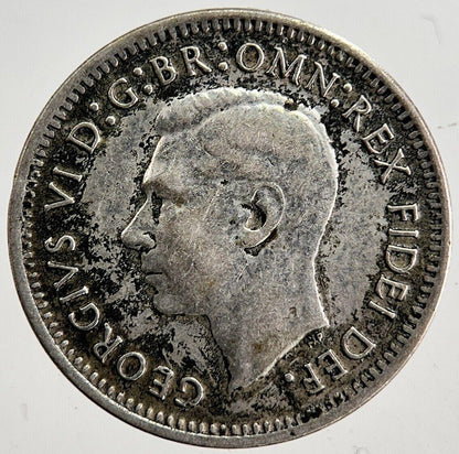 1949 Australia Threepence Silver Coin | Fine Collectable Grade | a8728