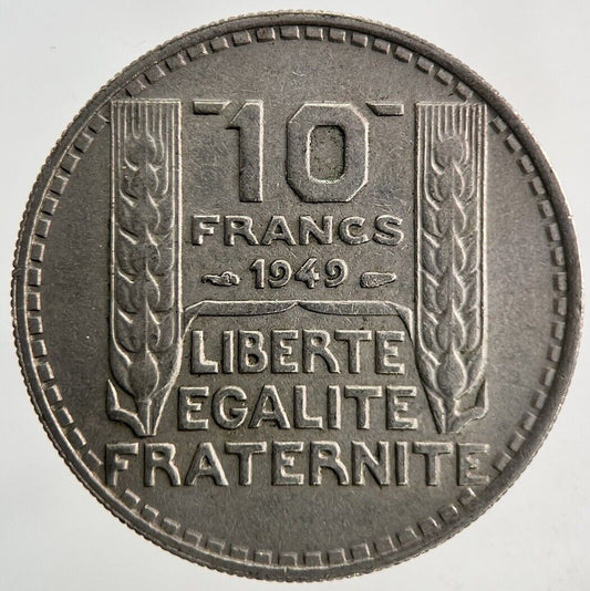 1949 France 10 Francs Coin | Fine Collectable Grade