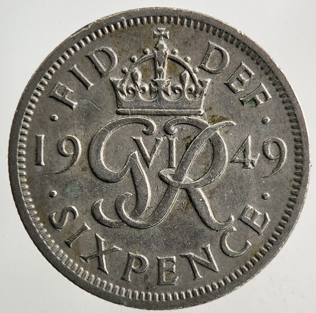 1949 George VI Sixpence Coin | Fine Collectable Grade