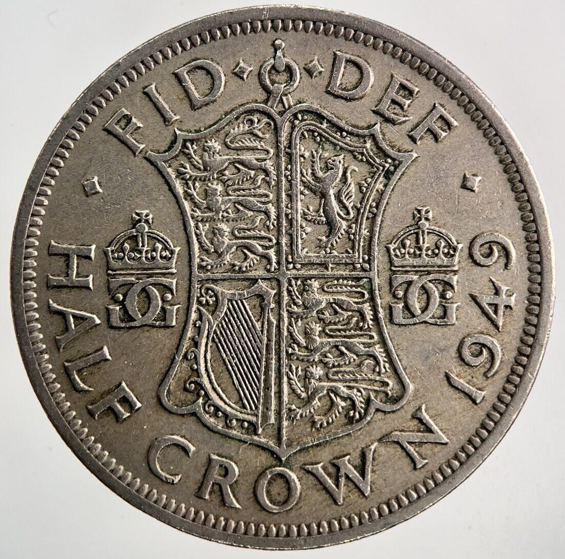 1949 George VI Half-Crown Coin | Fine Collectable Grade