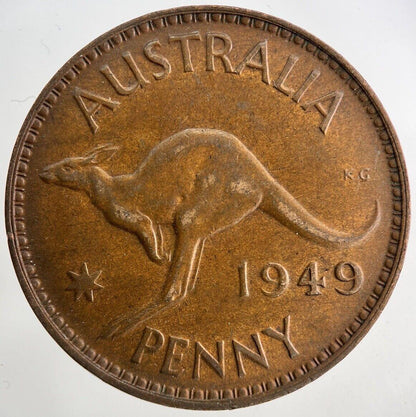 1949 Australia One Penny Coin | Very High Grade