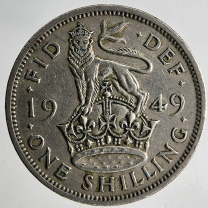 1949 George VI One Shilling Coin | Fine Collectable Grade