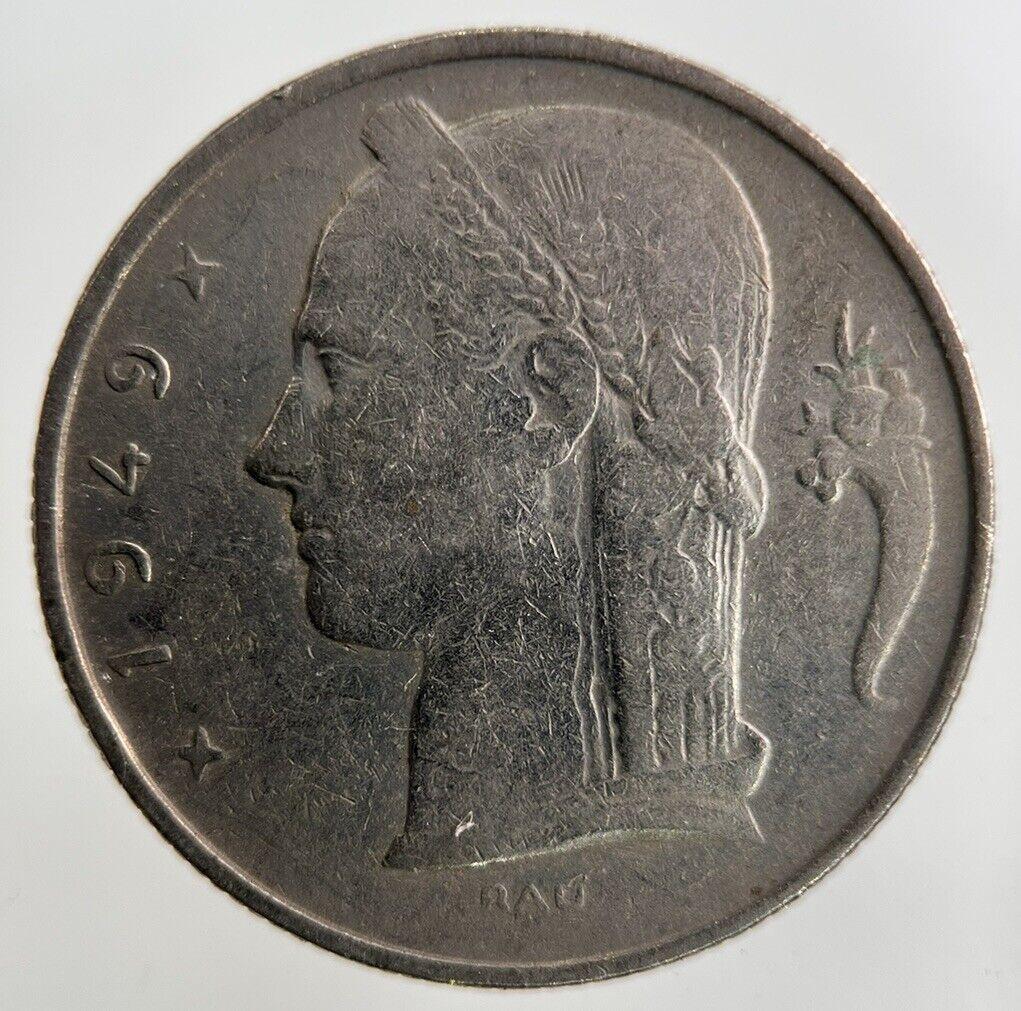 1949 Belgium 5 Francs Coin | Fine Collectable Grade