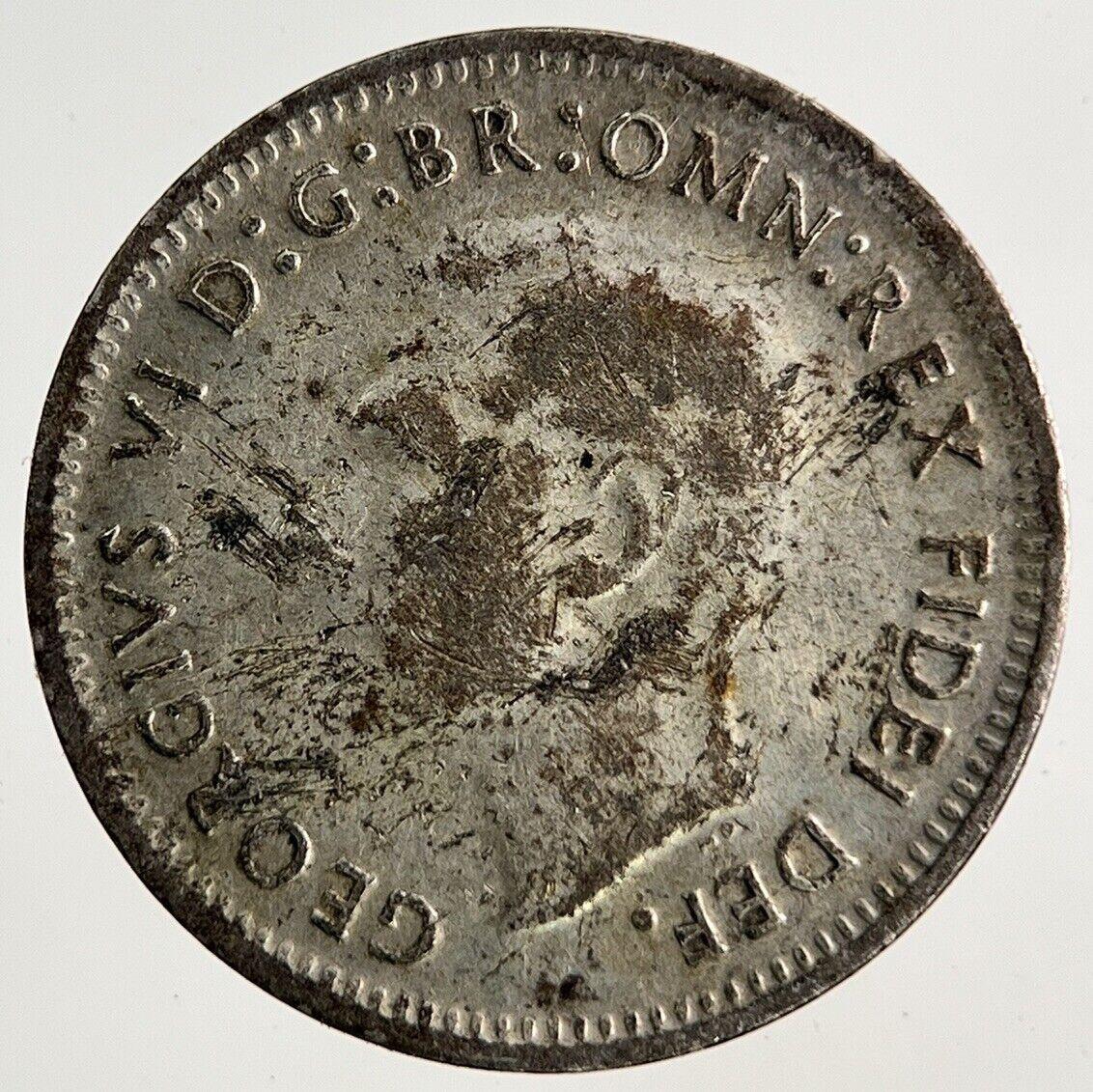 1949 Australia Threepence Silver Coin | Fine Collectable Grade