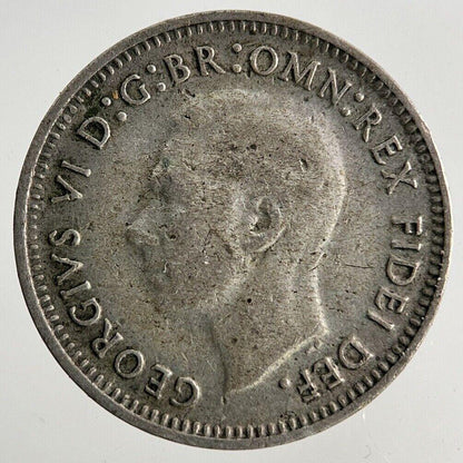 1949 Australia Threepence Silver Coin | Fine Collectable Grade